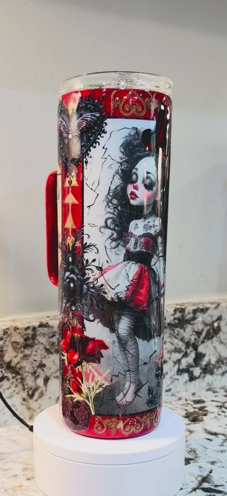 Adventure Awaits 30 oz Skinny Hoggdle EpoxyTumbler – Insulated Stainless Steel Bottle with Lid & Straw