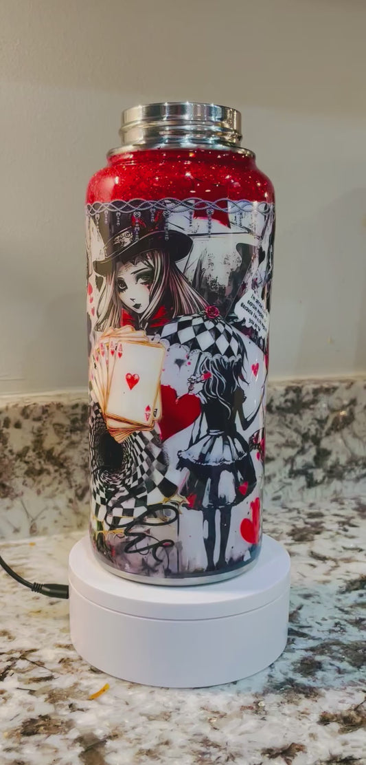 Alice “I’m Not Myself”32 oz Duo Hydro Bottle EpoxyTumbler – Insulated Stainless Steel Bottle with Lids & Straw